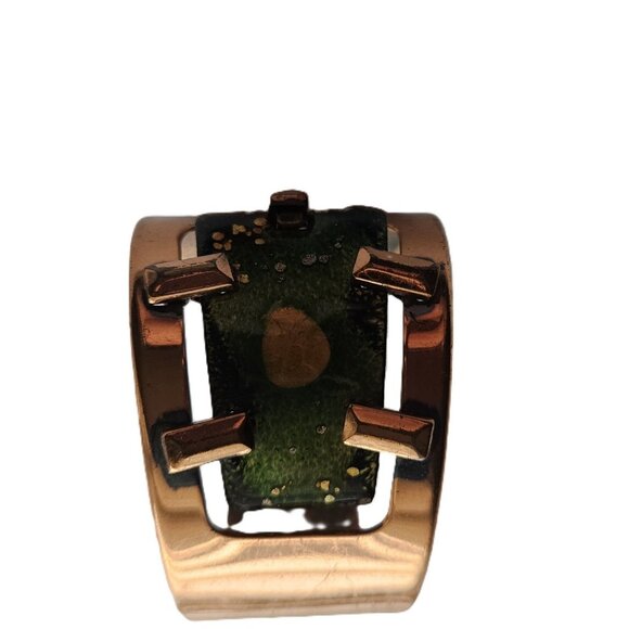 Antique Cuff Bracelet Signed Matisse Copper Art Beautiful Piece, statement piece - Picture 5 of 6